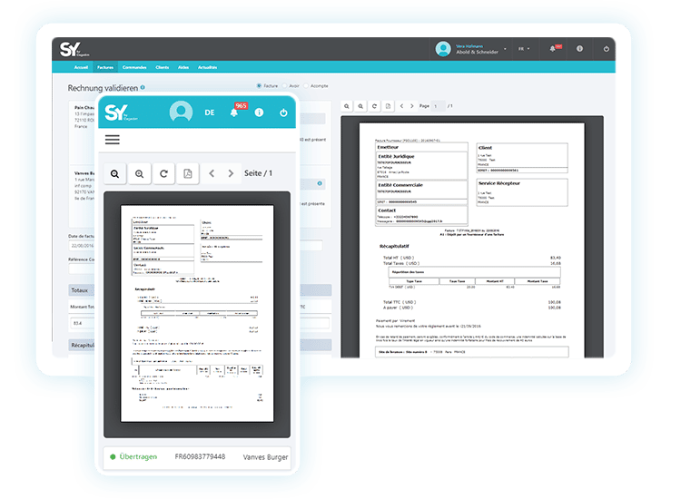 SY Business - Screenshot - Workflow Rechnungen validieren